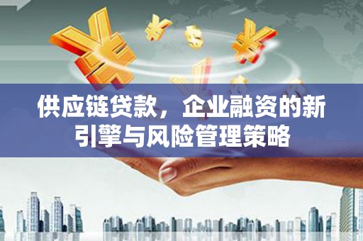 随县供应链贷款，企业融资的新引擎与风险管理策略