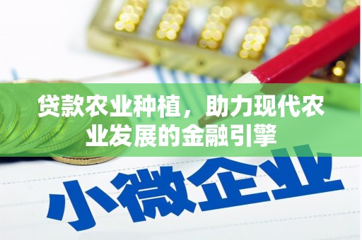 随县贷款农业种植，助力现代农业发展的金融引擎