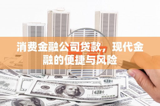 随县消费金融公司贷款，现代金融的便捷与风险